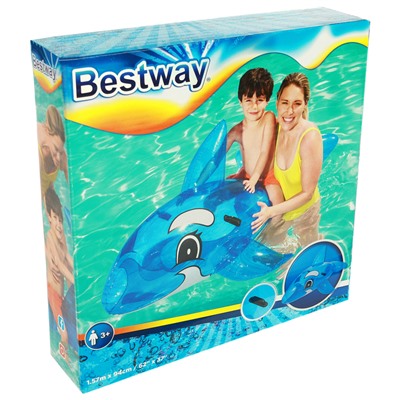 Игрушка надувная для плавания «Кит», 157 х 94 см, от 3 лет, цвет МИКС, 41037 Bestway