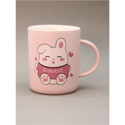 Кружка «Cute rabbit», pink