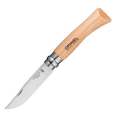 Нож Opinel №7, нержавеющая сталь, рукоять из бука, 000693