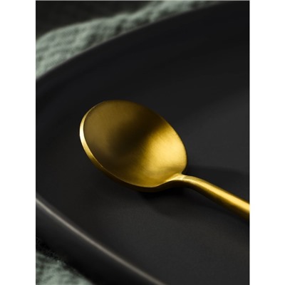 Ложка чайная Magistro «Фолк», цвет золотой