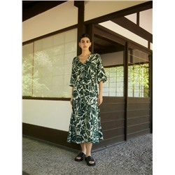 Платье приталенного кроя  цвет: Зеленый PL1381/lierre | купить в интернет-магазине женской одежды EMKA