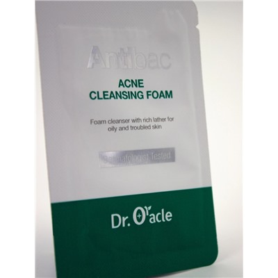 DR.ORACLE - ПЕНКА ДЛЯ УМЫВАНИЯ АНТИБАКТЕРИАЛЬНАЯ ANTIBAC ACNE CLEANSING FOAM, 3 ML