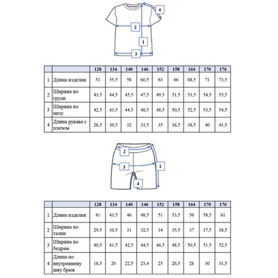 Комплект для мальчика: футболка, шорты
