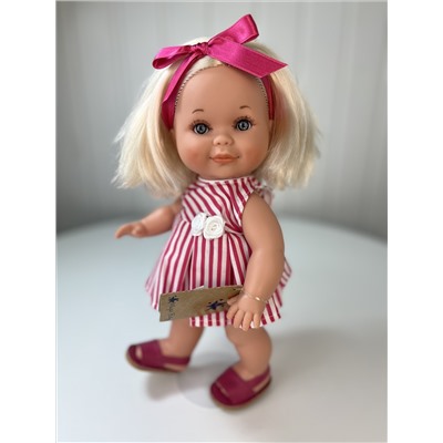 Кукла Бетти в платье в полоску, 30 см , арт. 31113C