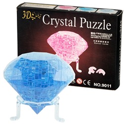 Yuxin 3D-Пазл "Бриллиант" Голубой Crystal Puzzle