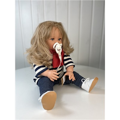 Кукла "Сьюзи", озвученная, в тельняшке и джинсах, 47 см, арт. 47024
