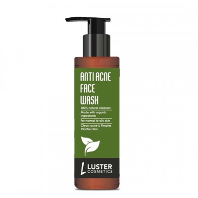 LUSTER Anti Pimple Face Wash Гель для умывания против акне 100мл