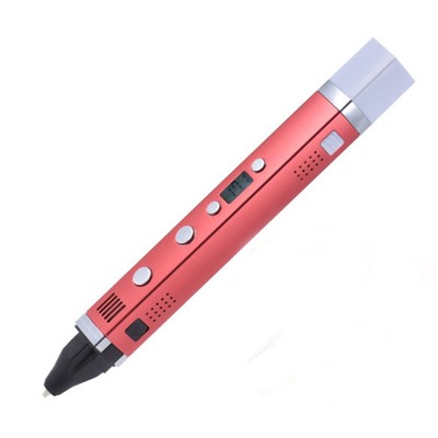 3D ручка Myriwell-3 RP100С с дисплеем, красный металлик