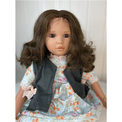 Коллекционная кукла "Натали", 60 см , арт. 6036(брюнетка)