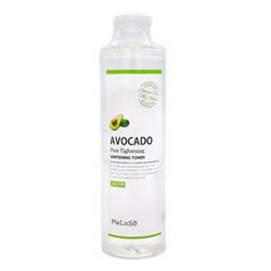 MeLoSo Тонер для лица с экстрактом авокадо / Avocado Pore Tightening Whitening Toner, 300 мл