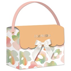 Пакет подарочный «Flower bag», orange (24.5*19.5*9.5)