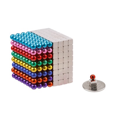 Forceberg Forceberg Cube 512шт, 5мм, 256 стальные кубки + 256 шарики 8 цветов