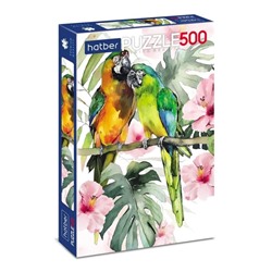 Пазлы «Тропические попугаи», 500 элементов
