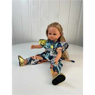 Кукла Нэни блондинка, в комбинезоне, 33 см , арт. 33007К8