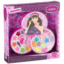 Подарочный набор для девочек Косметичка-диск Bondibon EvaModa