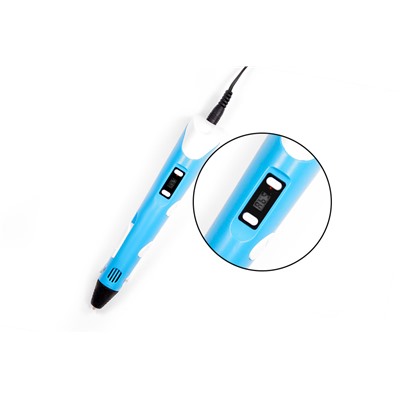 3D ручка Spider Pen PLUS с ЖК дисплеем, голубой