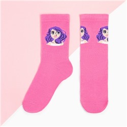 Носки для девочки KAFTAN "Beatiful girl", 20-22 см, цвет розовый