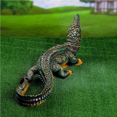 Садовая фигура "Крокодил" 83х28х32см