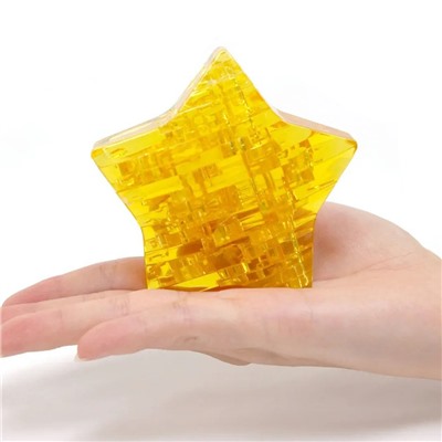 Yuxin 3D-Пазл "Звезда" Желтая Crystal Puzzle