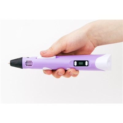 3D ручка Spider Pen PLUS с ЖК дисплеем,   фиолетовая