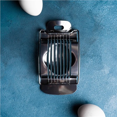 Яйцерезка Доляна «Престиж», 15×8 см, цвет серебряный