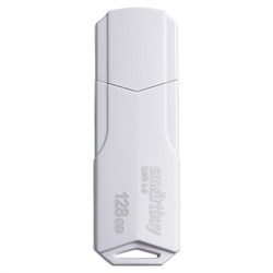 Память Smart Buy "Clue"  128GB, USB 3.0 Flash Drive, белый