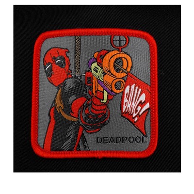 Бейсболка с сеточкой CAPSLAB арт. CL/MAR4/1/DEA1 Marvel Deadpool (черный / красный)