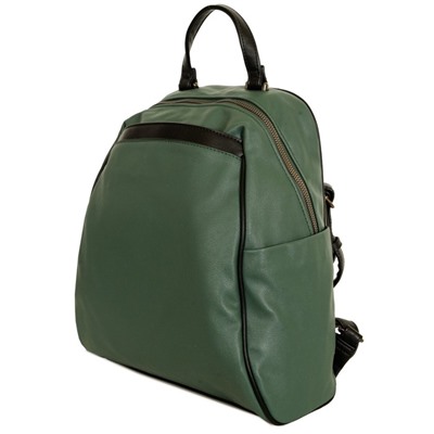 M7700 Рюкзак, отдел на молнии, цвет зеленый 30х33х19см