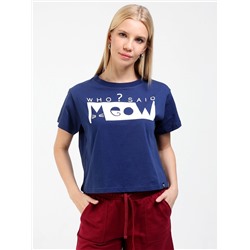 Женские футболки арт. 12705/Meow