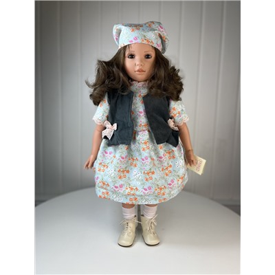 Коллекционная кукла "Натали", 60 см , арт. 6036(брюнетка)