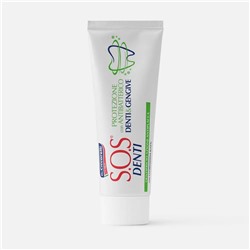 S.O.S. DENTI Зубная паста Teeth and Gums Protection with antibacterial / Антибактериальная для защиты зубов и дёсен 75 мл