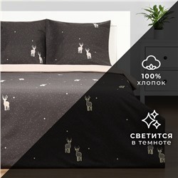 Новый год. Постельное бельё "Этель" 2 сп Magic night 175х215 см, 200х220 см, 70х70 см - 2 шт, бязь