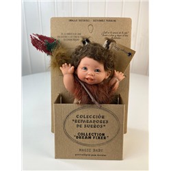 Кукла "Гном-троглодит", с копьем, улыбается, 18 см, арт. 145-1