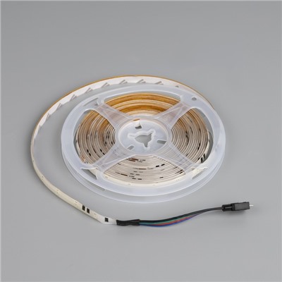 Комплект светодиодной ленты Luazon Lighting 5 м, IP65, SMD2835, 54 LED/м, 12 В, RGB