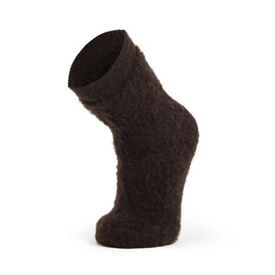 Носки детские из шерсти мериноса серии "-60°C" с начесом, цвет коричневый