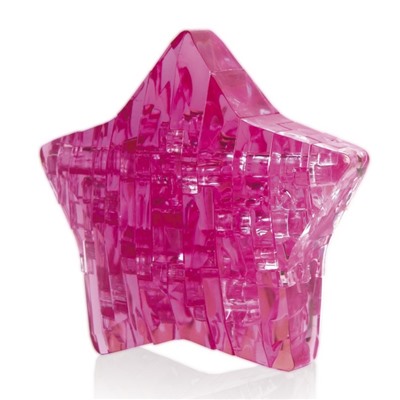 Yuxin 3D-Пазл "Звезда" Розовая Crystal Puzzle