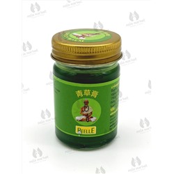Тайский бальзам для массажа Mho Shee Woke зеленый, 50 гр
