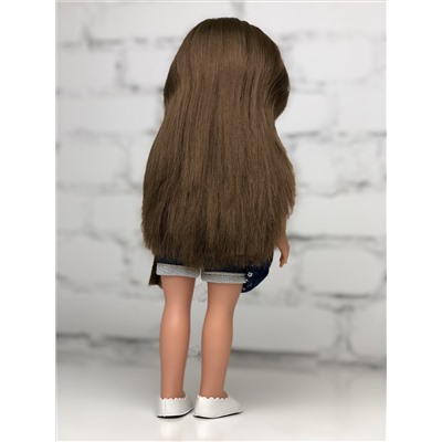 Кукла Нина, темные волосы, с сумочкой, 33 см , арт. 33109