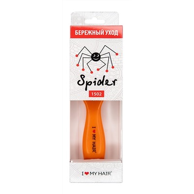 Щетка ILMH "Spider Classic" 1502 оранжевая глянцевая L