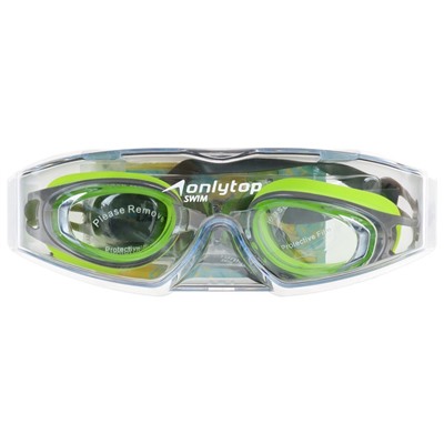 Очки для плавания ONLYTOP, беруши, набор носовых перемычек, UV защита