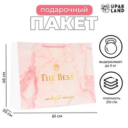 Пакет ламинированный  "The Best", XXL  61 х 46 х 20 см