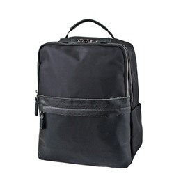 ВШ-002-SC Сумка-рюкзак, 2 отдела на молнии, цвет черный 35х27х13см