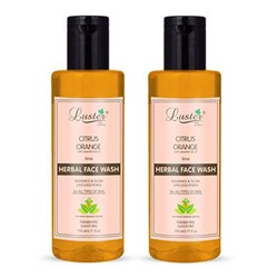 LUSTER Citrus Orange Herbal Face Wash Гель для умывания с экстрактами цитрусовых 110мл