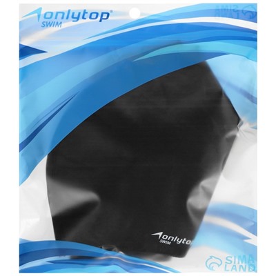 Перчатки для плавания ONLYTOP, неопрен, 2.5 мм, р. S, цвет чёрный
