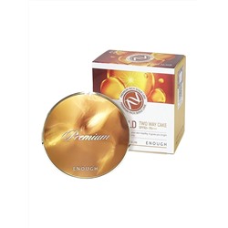 ENOUGH - ПУДРА КОМПАКТНАЯ С МОРСКИМ КОЛЛАГЕНОМ С ЗОЛОТОМ ТОН №13 PREMIUM RICH GOLD TWO WAY №13 (INCLUDING REFILL), 11 Г + 11 Г