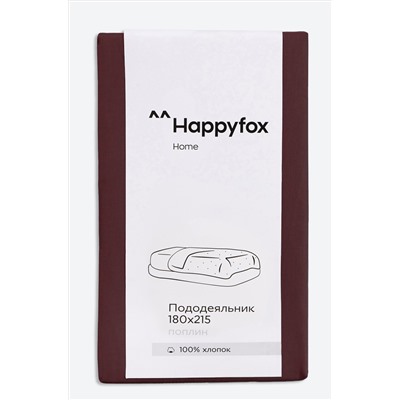 Пододеяльник из поплина 180X215 Happy Fox Home