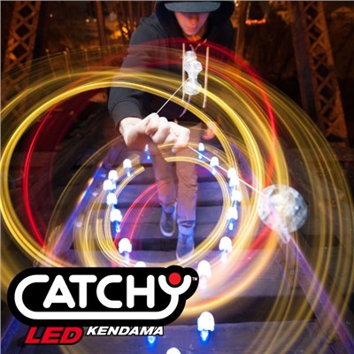 YoYoFactory Кендама YYF Catchy LED Красный Синий