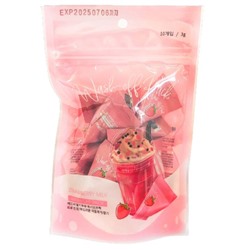 MED B Маска для лица глубоко очищающая КЛУБНИКА Strawberry Milk Wash Off Pack, 3 гр * 10 шт