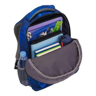 Ученический рюкзак ErichKrause® EasyLine® с двумя отделениями и грудной перемычкой 20L Sea Camo