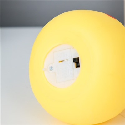 Ночник "Груша" LED от батареек 3xLR44 желтый 9х9х13 см